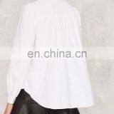 2016 New Designs White Long Sleeve Cotton Blouses for Women thumbnail-4