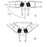PVC Magnetic Shower Door Seal for 90 Degree and 130 Degree Glass Doors thumbnail-2