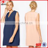 2014 New Look Sleeveless Maternity Crepe Dress With Origami Detail