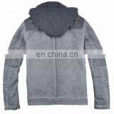 2016 New Design High Density Men Cotton Washed Hoodie Jacket thumbnail-2