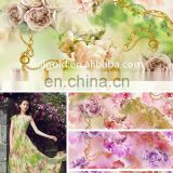 Custom Textile Polyester Printed Fabric For Fashion Comfortable Women's Wear