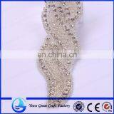 Wholesale New Luxury Bride Hair Brides With Rhinestone Jewelry, Wedding Dress Accessories l Dress Belt thumbnail-2