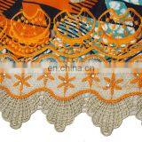 2016 Hot Selling African 6 Yards Colorful Wax Printed Guipure Lace Fabric for Party thumbnail-3