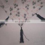 Cotton Printed Scarf With Silver Lurex thumbnail-3