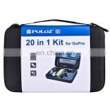 PULUZ 20 in 1 Accessories Combo Kit With EVA Case for Gopro for Dslr Camera