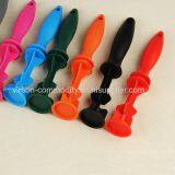 Plastic Vertical Carved Handle thumbnail-1