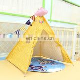 SZPLH Yellow 100 cotton canvas children teepee tents for kids