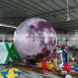Decorative Hanging Balloon Earth Moon Saturn Sphere Hanging Inflatable Planet Ball With LED Light thumbnail-4