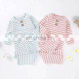 Support Mix Lot Ready Soft Colorful Striped Unsix Baby Yarn Dyed Pajamas Set thumbnail-6
