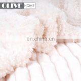 Promotion Super Soft 2ply Jacquard Flannel Fleece Sherpa Blankets Borrego Sublimation Blanket thumbnail-5