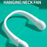 USB Rechargeable 2 in 1 Air Cooler Mini Electric Air Conditioner Portable Sport Outdoor Hanging Head Neck Cooling Fan thumbnail-3