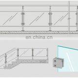 Wholesale Price Square Casting Stainless Steel 316 Handrail Glass Clamp Bracket for Temper Glass thumbnail-6