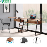 Furniture Wooden Style Metal Frame Home Office Study Computer Desk Wholesale thumbnail-4