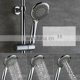 Luxury Thermostiatic Mixer Faucet Brass Diverter Adjustable Height Shower Bar With Rain Shower Head and Hand Shower thumbnail-2