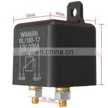4 Pin 100A 12V Heavy Duty ON OFF Switch Split Charge Starter Relay For Automotive Van Truck Boat thumbnail-4
