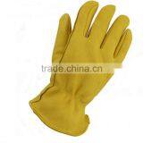 cheap price high quality cow grain Leather drivers driving glove