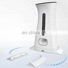 7.5L Dog Food Dispenser With Night Vision and 2-Way Audio 720P HD Wifi Camera Voice Recorder Automatic Cat Feeder