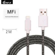 Free Sample Original Chip for Iphone 2M Usb Data Charging Cable With Mfi Certified 8pin Connector thumbnail-3