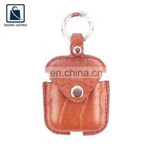 Bulk Quantity Manufacturer of High Quality Hot Selling Elegant Design Nickle Fitting Genuine Leather Airtag Key Chain thumbnail-2