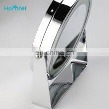LED Adjustable Cosmetic Mirror Magnifying Round Mirror Chrome Freestanding Light thumbnail-2