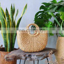 Water Hyacinth Bag New Arrival Summer Handwoven Straw Bag Wholesale Vietnam Manufacturer thumbnail-5