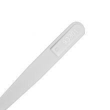 Anti Corrosion and Anti-static White Carbon Fiber Plastic Tweezers 93301 Flat Head thumbnail-3