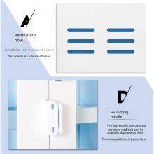 Corrosion Resistant Laboratory PP Cabinet With Double Upper Glass Filo Doors for Semiconductor Manufacturing| Strong Acid & Base Protection thumbnail-5