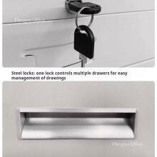 China Supplier Hengna Durable Steel Blueprint Filing Cabinet With Locking System – Perfect for Storing Architectural and Engineering Drawings thumbnail-5