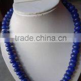 blue jade rondelle beads