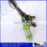 Innovative Keychain Mini Beer Bottle Design Promotional Metal Keychain thumbnail-2