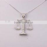 2015 Hot Sales Cross Libra Pendant Necklace 925 Silver thumbnail-3