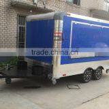 Blue NEW 8.5 X 16 16' ENCLOSED CONCESSION FOOD VENDING BBQ MOBILE KITC Mobile Food Cart Food Trailer Multi-function Food Trailer thumbnail-2