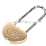 Solid Brass Heart Shape Padlock thumbnail-1