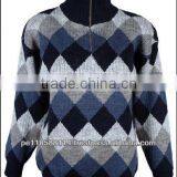 ALPACA WOOL ZIPPERED SWEATER