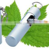 round promotional aluminum convenience green mini pocket ashtray