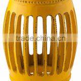 Chinese Antique Solid Wood Colorful Drum Round Stool Quality Choice thumbnail-1