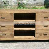 Sideboard With 6 Drawers & Shelves thumbnail-1