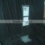 Clear Acrylic Brochure Holder, High Quality Acrylic Magazine Holder thumbnail-2