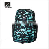 2016 Fashion Floral Printed Student School Backpack Bag Korean Hot Selling New Style Backpack