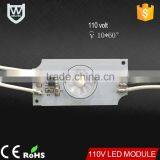 China professional manufacturer led module high quality super bright CE Rohs 110V injection led module 3W for advertising sign