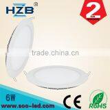 6w Led Smd2835 Highlight Panel Light 85-268V Led Ceiling Lamp