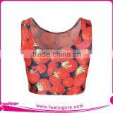 Customized Sport Cheerleading Uniform Crop Tops for Girls thumbnail-5