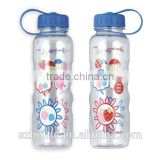 plastic water bottle for health fashion 650ml bottle bpa free