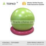 TOPKO Anti Burst Exercise Balance Exercise Ball With Base 50 cm With Hand Pump Yoga Gym Ball thumbnail-2