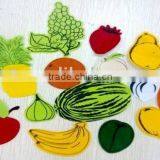 Felt fruit set