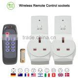 Smart Wireless Electric Remote Control Switch Socket Set UK Plug K09 2+1 thumbnail-1