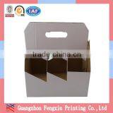 Custom Wholesale Portable 6 Pack Corrugated Bottle Carriers Quality Choice