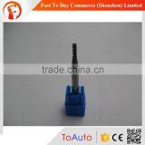High Quality 2mm Cutting Dia 4 Flutes HRC60 Cnc Cutting Tool End Mill China Supplier's Choice