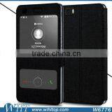 New Arrival Leather Flip Stand Case for Huawei P8 Lite, for Huawei P8 Mini Windows Leather Smart Case thumbnail-2