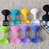 Mobile support Creative shaped silicone mobile phone holder with sucker